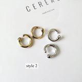 1 pcs of Gold Plated Brass Irregular Wrap Ear Cuff No Piercing, Cartilage Ear Cuffs Earring AL910