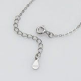 15.5" Sterling Silver Claw Raw Gemstone Necklace, Birthstone Necklace, Healing Crystal Stone Jewelry SS258NS
