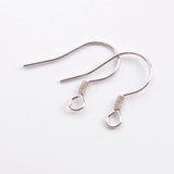 5 Pairs Of Sterling Silver Earring Hooks, 925 Silver Ear Wire Findings, DIY Jewelry Making PJ155