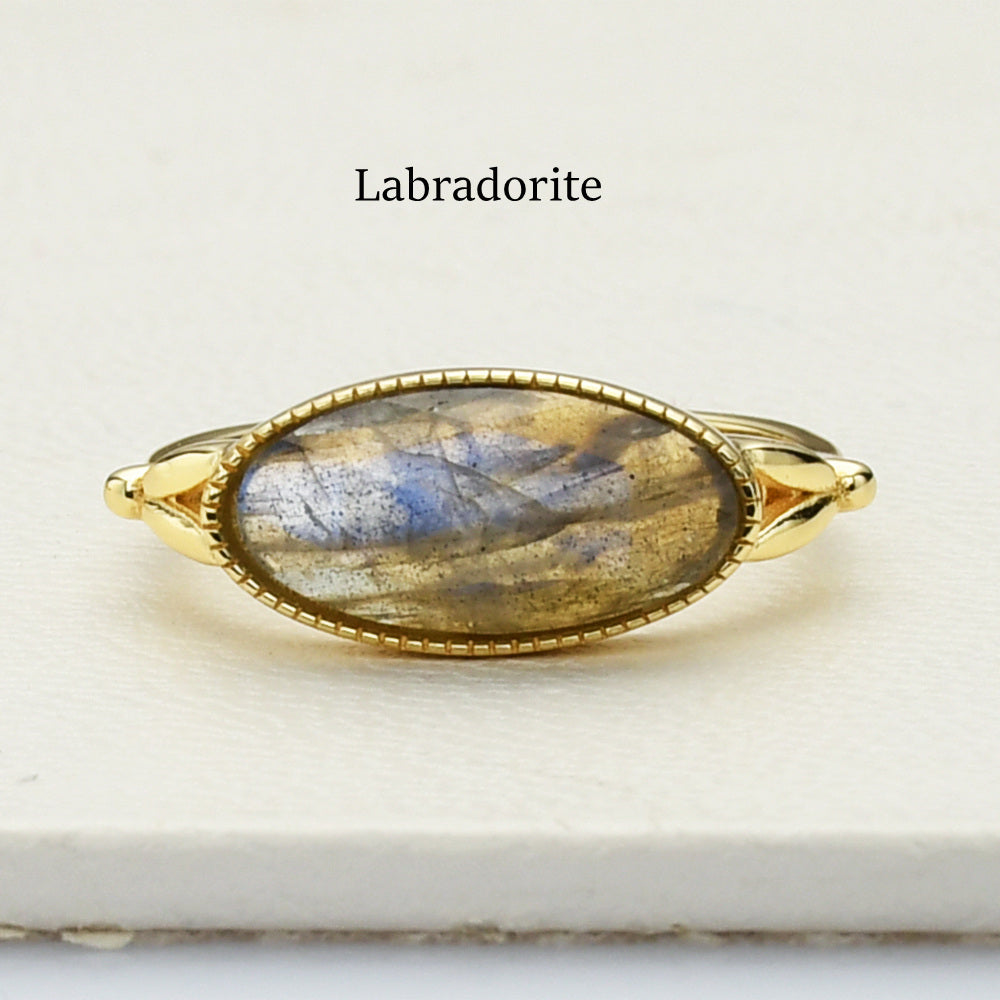 labradorite ring