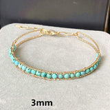 14K Gold Wrapped Fluorite Labradorite Tourmaline Bracelet, Pearl Aquamarine Rose Quartz Agate Beads Bracelet AL046