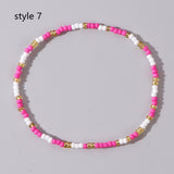 Bohemian Skinny Miyuki Beads Bracelet, Adjustable, Handmade Friendship Boho Summer Jewelry AL1000