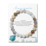 Sea Turtle Charm Bracelet Amazon Turquoise Amethyst Stone 8mm Beads Stretch Bracelet For Men For Women AL1016