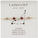 Bohemian Skinny Multi Natural Stones Beads Zodiac Bracelet, 12 Constellation Bracelet, Friendship Bracelet, Handmade Jewelry AL1116