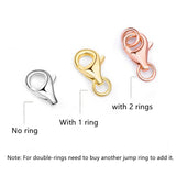 2 Pcs of S925 Sterling Silver Lobster Clasps, DIY Making Jewelry Connecting Clasps Findings AL1132
