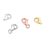 2 Pcs of S925 Sterling Silver Lobster Clasps, DIY Making Jewelry Connecting Clasps Findings AL1132