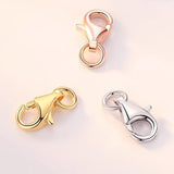 2 Pcs of S925 Sterling Silver Lobster Clasps, DIY Making Jewelry Connecting Clasps Findings AL1132