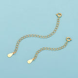 1 Pcs of 925 Sterling Silver Extension, Normal Chain Extenders, DIY Making Jewelry Findings AL1133