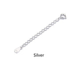 1 Pcs of 925 Sterling Silver Extension, Normal Chain Extenders, DIY Making Jewelry Findings AL1133