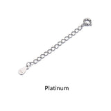 1 Pcs of 925 Sterling Silver Extension, Normal Chain Extenders, DIY Making Jewelry Findings AL1133