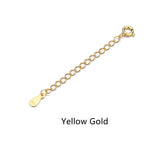 1 Pcs of 925 Sterling Silver Extension, Normal Chain Extenders, DIY Making Jewelry Findings AL1133