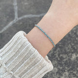 New Year Red String Bracelet, Skinny Titanium Steel Chain Good Luck Bracelet, Friendship Bracelet AL1177