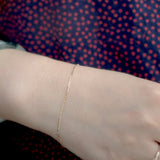 Skinny S925 Sterling Silver Cable Chain Minimalist Bracelet AL1208