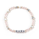 "MAMA" Letter Bracelet Pink Crystal Beads Bracelet For Mom, Mother's Day Gift Jewelry AL1224