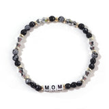 "MAMA" Letter Bracelet Pink Crystal Beads Bracelet For Mom, Mother's Day Gift Jewelry AL1224