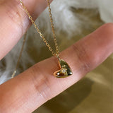 Dainty CZ Star Heart Pendant Necklace Zircon Necklace, S925 Sterling Silver, Fashion Jewelry AL1226