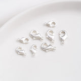 50 pcs Clasps, Gold Plated Brass Lobster Claw Clasps, Jewelry Making Clasps Findings AL1233