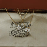 925 Sterling Silver Four Leaf Clover Necklace Zircon Necklace, Lucky Lady Fashion Jewelry AL844