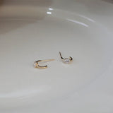 925 Sterling Silver Four-Claw Zircon 3mm Stud Earrings Small CZ Post Earrings, Lady Fashion Jewelry AL854