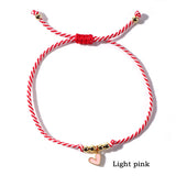 Bohemian Rainbow Oil Drip Heart Gold Beads Adjustable Martis Bracelet, Friendship Bracelet Handmade Jewelry AL893