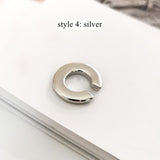1 pcs of Gold Plated Brass Irregular Wrap Ear Cuff No Piercing, Cartilage Ear Cuffs Earring AL910