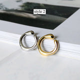 1 pcs of Gold Plated Brass Irregular Wrap Ear Cuff No Piercing, Cartilage Ear Cuffs Earring AL910
