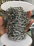 Paperclip Chains Making Jewelry Supply in Gold Silver Plated PJ473-G