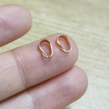 20 Pcs of Gold Plated Brass Bails Clasps Finding, Snap Bail, 4x6mm,For Jewelry Pendant Making AL746