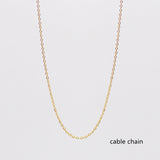16~18" Stainless Steel DIY Chain Necklace, 18K Real Gold Plated, Making Jewelry Findings AL733