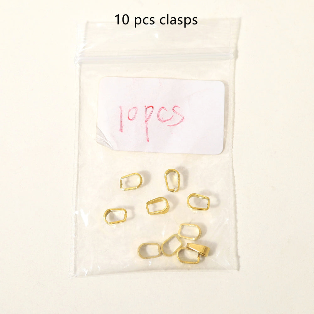 Delicate Multi Stone Charm Pendants, 18K Gold Titanium Steel, DIY Jewelry Making Accessories AL718