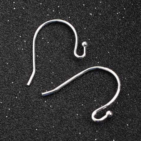 5 Pairs of Gold / Silver Plated Brass Ear Wires Earring Hooks, DIY Jewelry Making Earring Findings PJ025