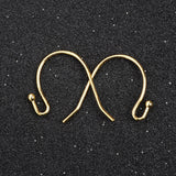 5 Pairs of Gold / Silver Plated Brass Ear Wires Earring Hooks, DIY Jewelry Making Earring Findings PJ025