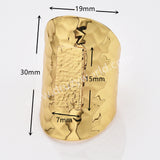 Gold Plated Brass Hammered Band Rings, Silver Ring Blank Setting, Accessories Jewelry Making Finding PJ671