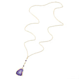 Long Chain Natural Agate Necklace