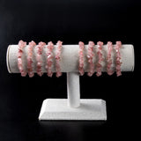 Natural Stone Chips Beaded Stretch Bracelet AL138