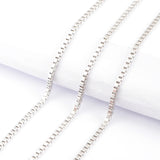 Gold Plated 2mm Thin Box Chain Necklace PJ268-G