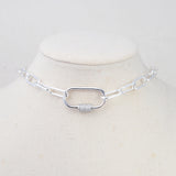 Big Chain Choker Necklace Summer Trend HD0351