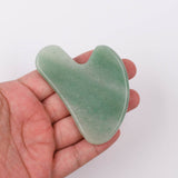 Natural Rose Quartz Gemstone Crystal Massage Plate WX1767