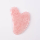 Natural Rose Quartz Gemstone Crystal Massage Plate WX1767
