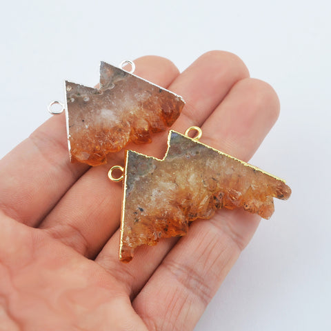 Mountain Shape Natural Slice Cirtine Connector WX1792