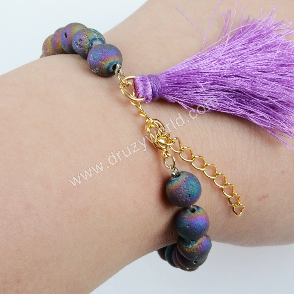 Druzy Beads Bracelet