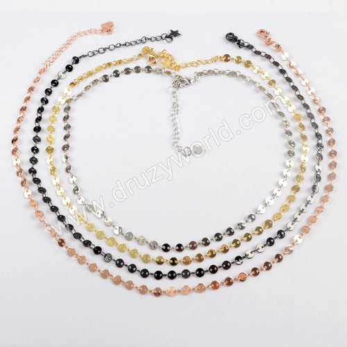 The jewelry accessories chain necklace