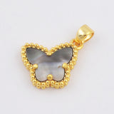 Natural Abalone Shell White Shell Pendant WX1820