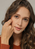 Wholesale Gold Plated Brass Four-Claw Oval White Opal Ring AL585