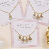 16" Gold Marquise White Shell Initial Letter Pendant Necklace, 4~5 Stones, Personalization Jewelry KZ023