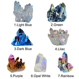 5 pieces of Angel Aura Quartz Titanium Crystal Cluster Point, Healing Gemstone Jewelry, Wholesale Supply