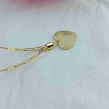 Natural Mother-of-pearl Heart Necklace AL346