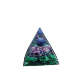 Lapis lazuli Amethyst Organ Pyramid AL251