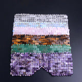Natural Gemstone Eye Mask Crystal Face Mask Blindfold Jade Amethyst Rose Quartz Healing Crystal Sleeping Mask Alleviate myopia fatigue Facial Face Care Beauty AL444