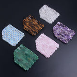 Natural Gemstone Eye Mask Crystal Face Mask Blindfold Jade Amethyst Rose Quartz Healing Crystal Sleeping Mask Alleviate myopia fatigue Facial Face Care Beauty AL444